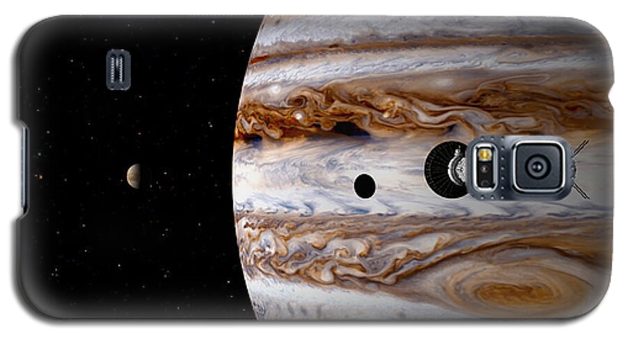 Spaceship Galaxy S5 Case featuring the digital art A sense of scale #2 by David Robinson