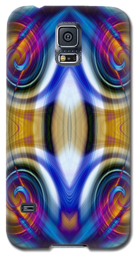 Blue Galaxy S5 Case featuring the photograph Abstract 1 #1 by Amber Flowers