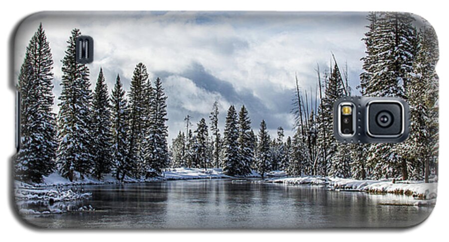 Big Springs In Winter Galaxy S5 Case featuring the photograph Big Springs in Winter Idaho Journey Landscape Photography by Kaylyn Franks by Kaylyn Franks