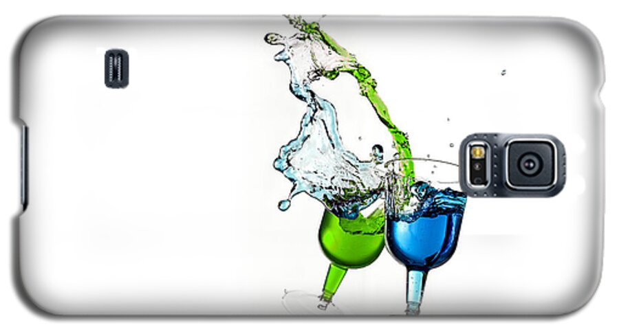 Alcohol Galaxy S5 Case featuring the photograph Dancing Drinks #1 by Peter Lakomy