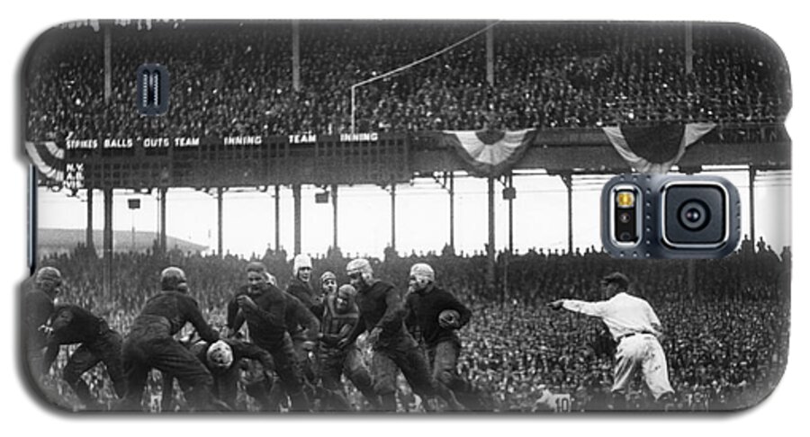 1925 Galaxy S5 Case featuring the photograph Football Game, 1925 #1 by Granger