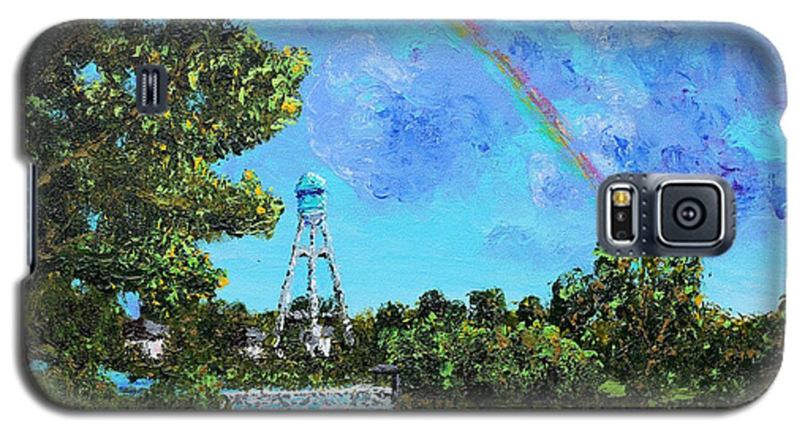 Lake Hiawatha Galaxy S5 Case featuring the painting Lake Hiawatha by Linda Donlin