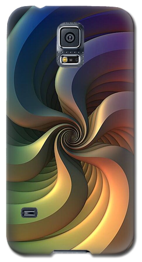 Spiral Galaxy S5 Case featuring the digital art Maelstrom #2 by Lyle Hatch