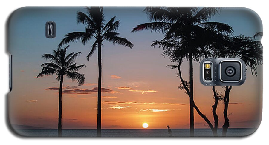 Hawaii Galaxy S5 Case featuring the photograph Maui Sunset #2 by Steven Clark