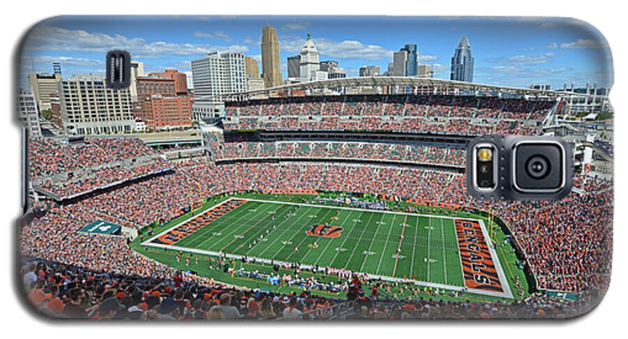 Mark Whitt Galaxy S5 Case featuring the photograph Paul Brown Stadium - Cincinnati Bengals #1 by Mark Whitt