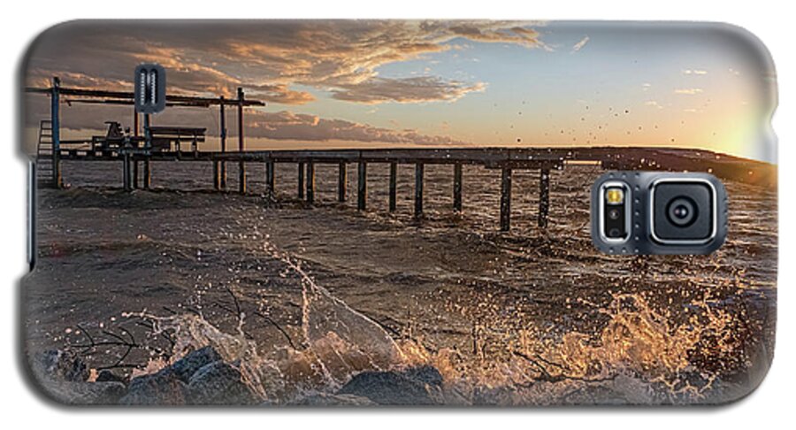 Sunset Galaxy S5 Case featuring the photograph Portersville Bay Sunset #1 by Brad Boland