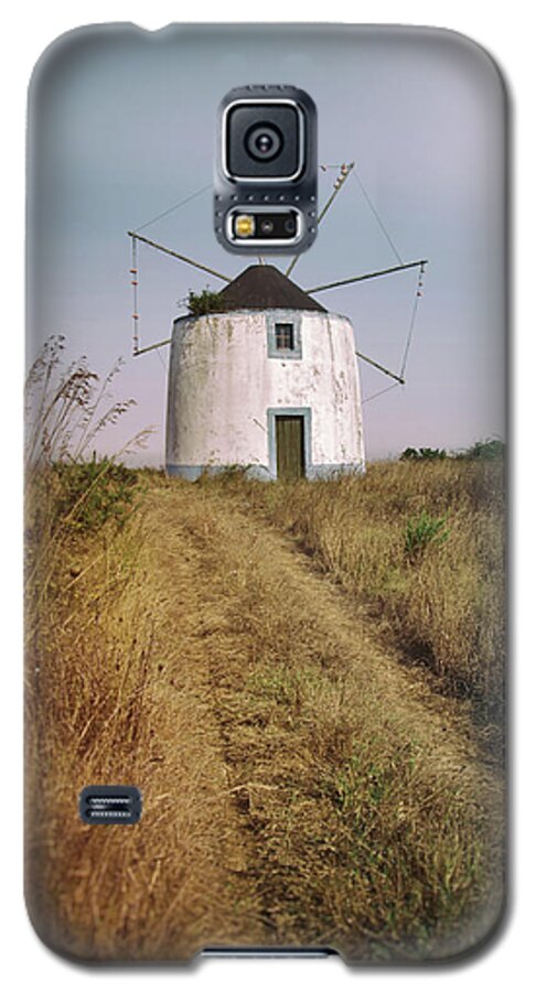 Rural Galaxy S5 Case featuring the photograph Portuguese Windmill #1 by Carlos Caetano
