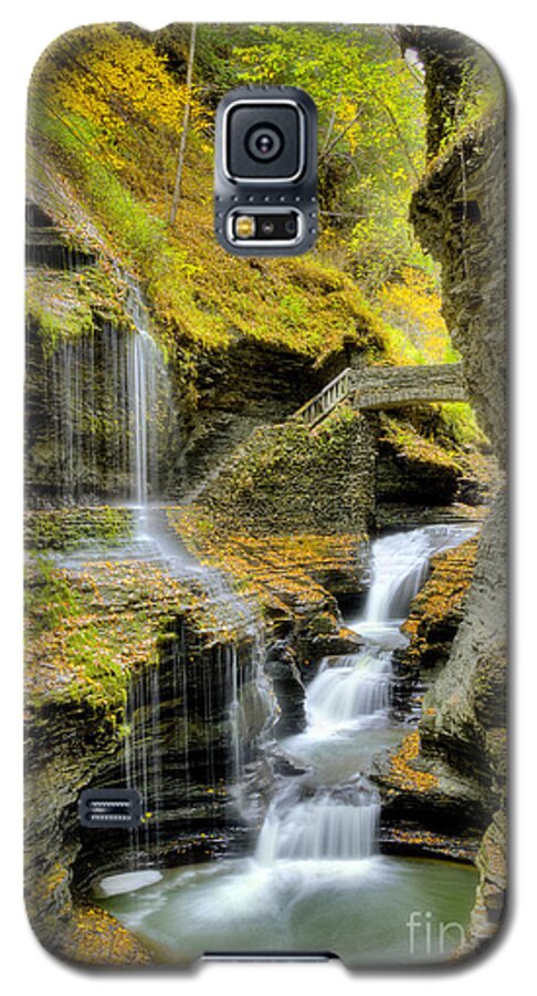 Waterfall Galaxy S5 Case featuring the photograph Rainbow Falls #1 by Rick Kuperberg Sr