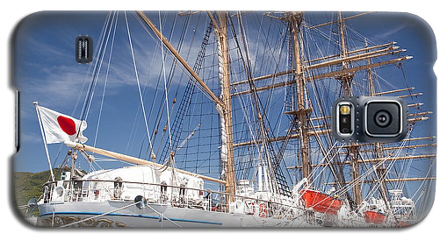 Sailing Ship Galaxy S5 Case featuring the photograph Sail Training Ship NIPPON MARU #1 by Aiolos Greek Collections