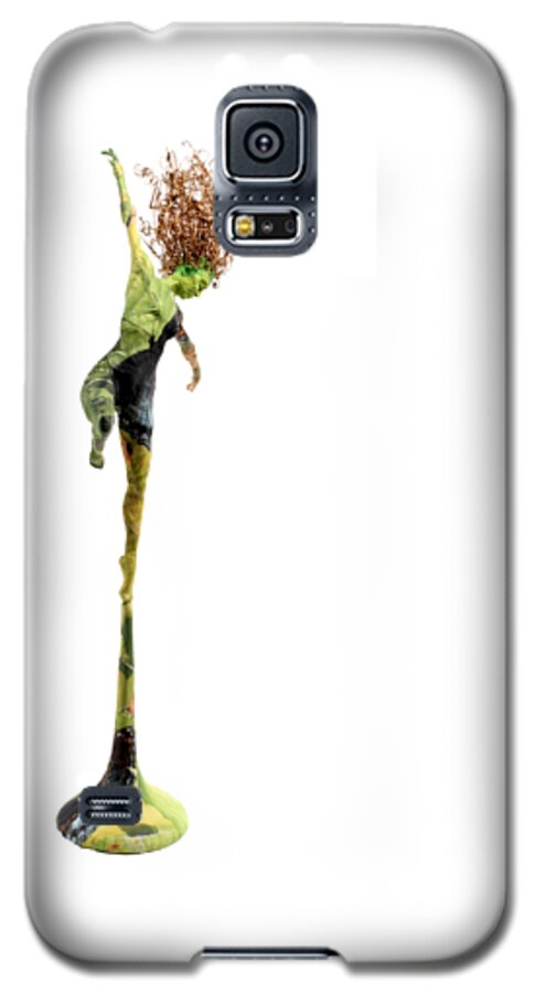 T-shirt Galaxy S5 Case featuring the mixed media Spread Wings #1 by Adam Long