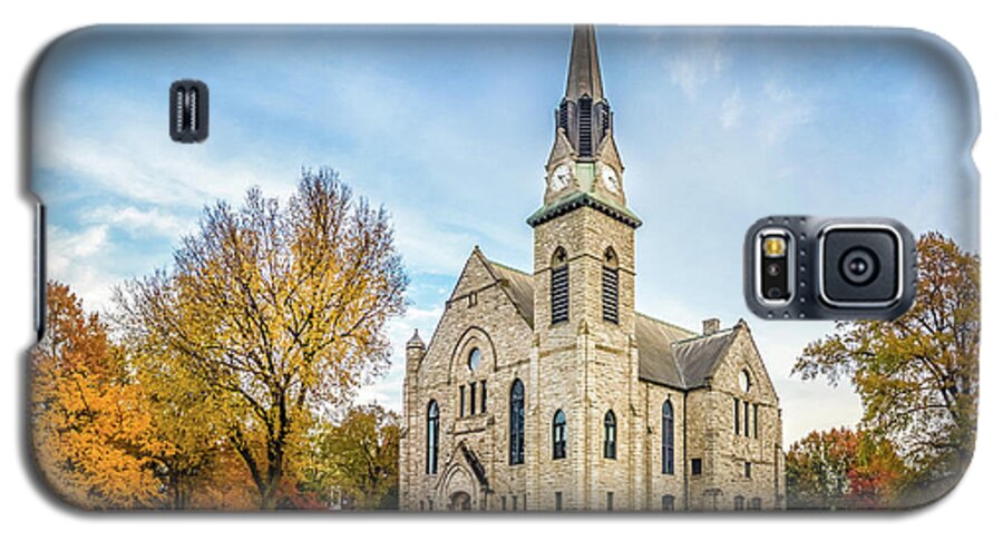 Stone Galaxy S5 Case featuring the photograph Stone Chapel Fall #1 by Allin Sorenson