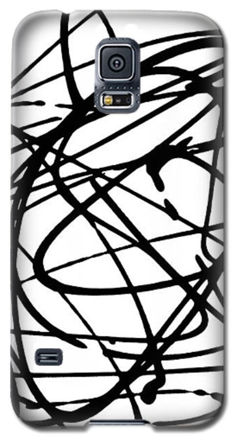 Abstract Galaxy S5 Case featuring the painting The B-Boy As... #1 by Ismael Cavazos