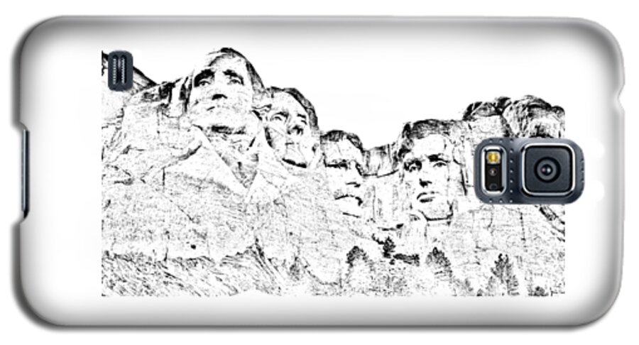 Landscape Galaxy S5 Case featuring the photograph The Four Presidents by John M Bailey