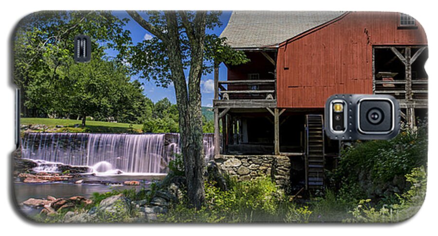 grist Mill Galaxy S5 Case featuring the photograph The Old Mill Museum. #1 by New England Photography