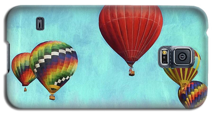 Hot Air Balloon Galaxy S5 Case featuring the photograph Up Up and Away 2 by Benanne Stiens