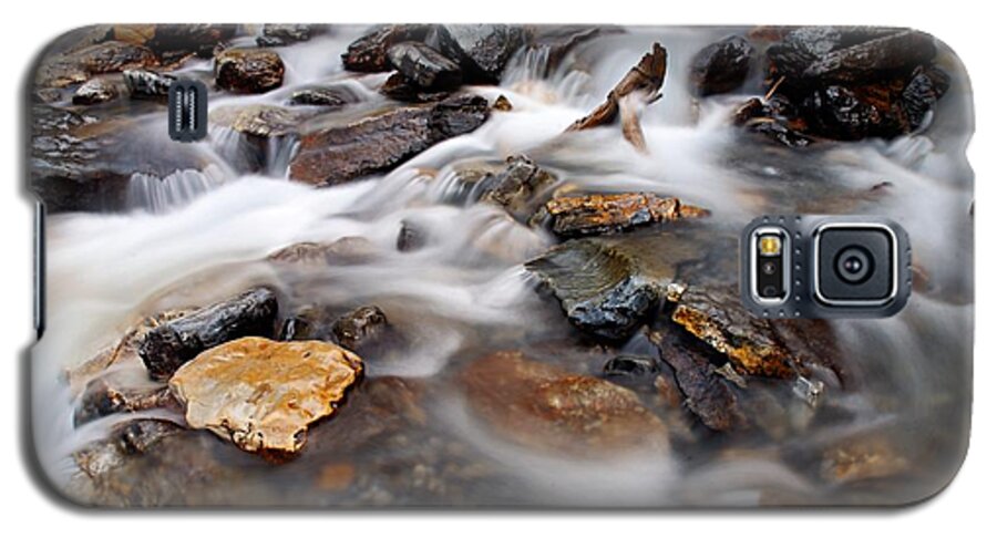 Tangle Falls Galaxy S5 Case featuring the photograph Water on the Rocks #1 by Larry Ricker