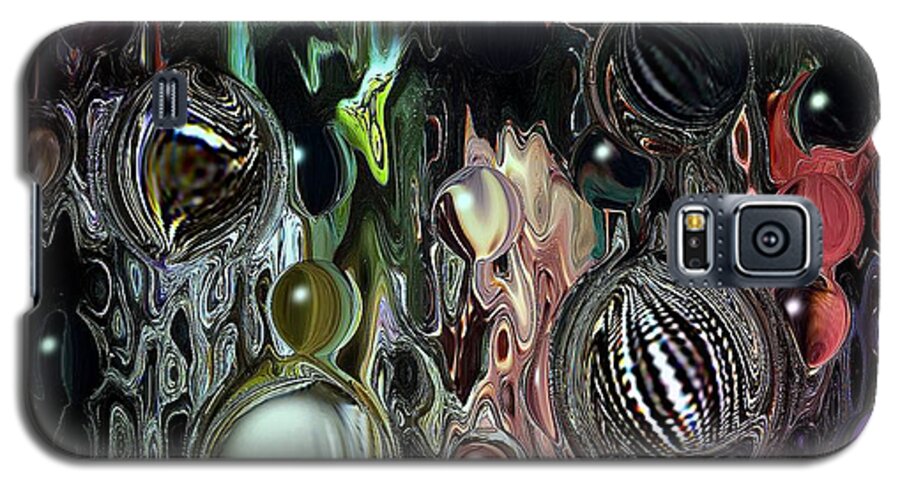 Digital Art Galaxy S5 Case featuring the digital art Abstract #172 by Belinda Cox