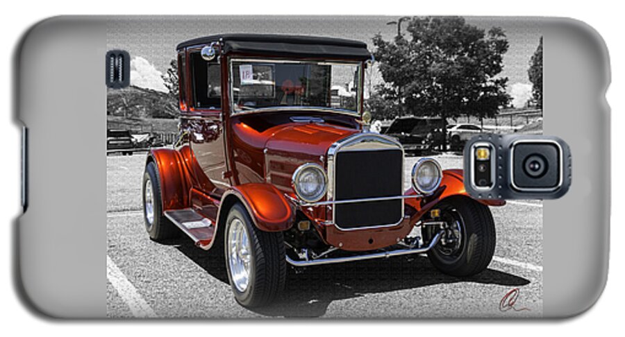 2015 Galaxy S5 Case featuring the photograph 1928 Ford Coupe Hot Rod by Chris Thomas
