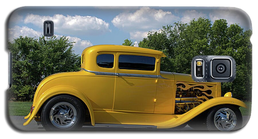 1931 Galaxy S5 Case featuring the photograph 1931 Ford Coupe Hot Rod by Tim McCullough