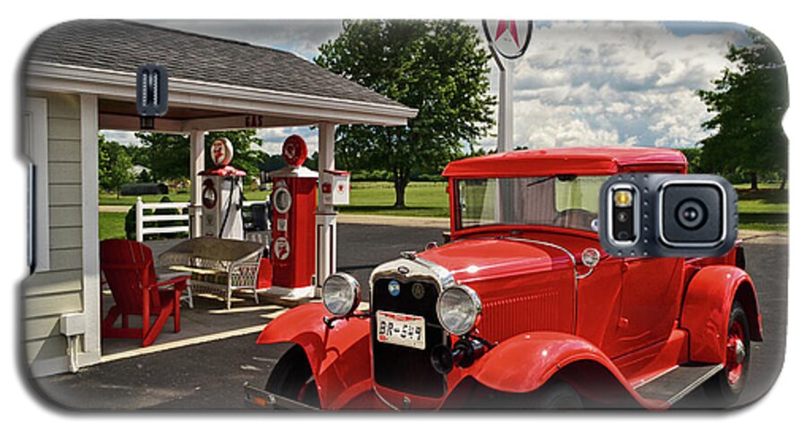 Texaco Galaxy S5 Case featuring the photograph 1931 Ford Truck 001 by George Bostian
