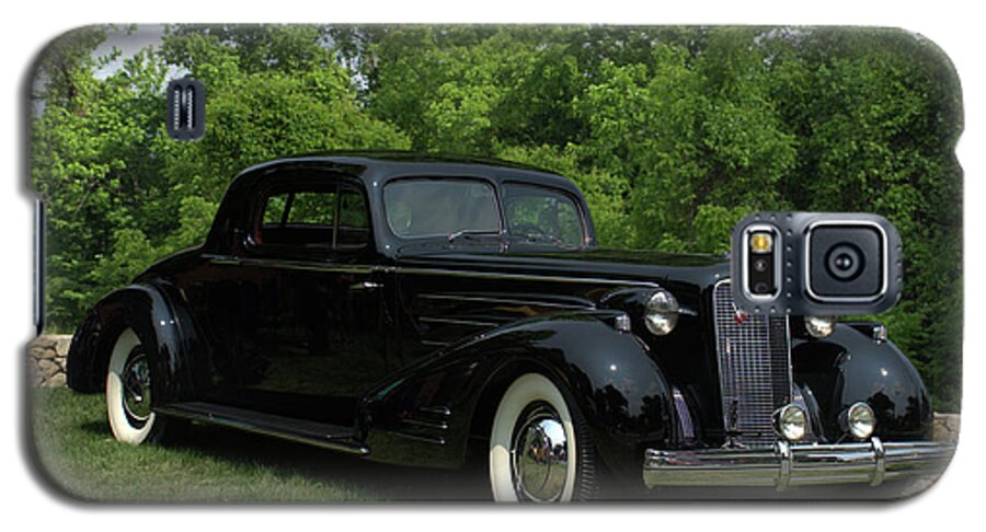 1937 Galaxy S5 Case featuring the photograph 1937 Cadillac V16 Fleetwood Stationary Coupe by Tim McCullough