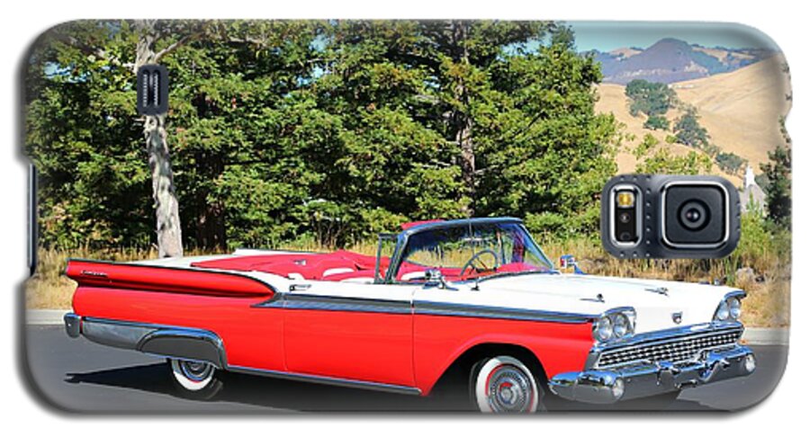 1959 Galaxy S5 Case featuring the photograph 1959 Ford Fairlane 500 by Steve Natale
