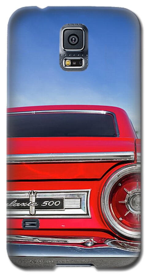 1964 Galaxy S5 Case featuring the photograph 1964 Ford Galaxie 500 Taillight and Emblem by Ron Pate