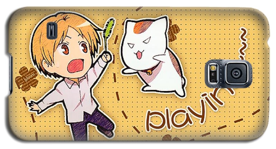 Natsume's Book Of Friends Galaxy S5 Case featuring the digital art Natsume's Book of Friends #2 by Super Lovely