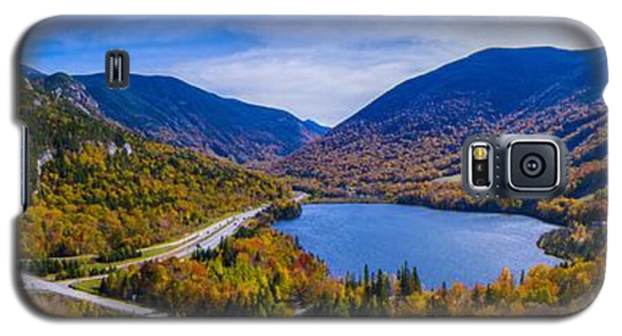 New Hampshire Galaxy S5 Case featuring the photograph Panoramic view of Franconia Notch. #2 by New England Photography