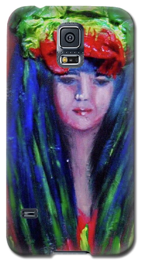  Galaxy S5 Case featuring the painting Rasta Girl #2 by Wanvisa Klawklean
