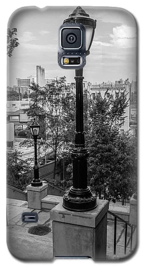 2016 Galaxy S5 Case featuring the photograph 215th Street Stairs by Cole Thompson