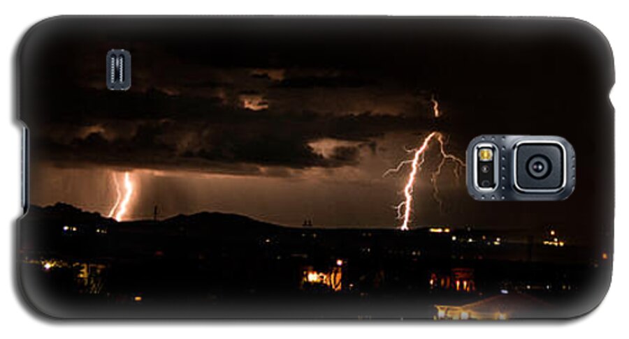 Lightning Galaxy S5 Case featuring the photograph Lightning #8 by Mark Jackson