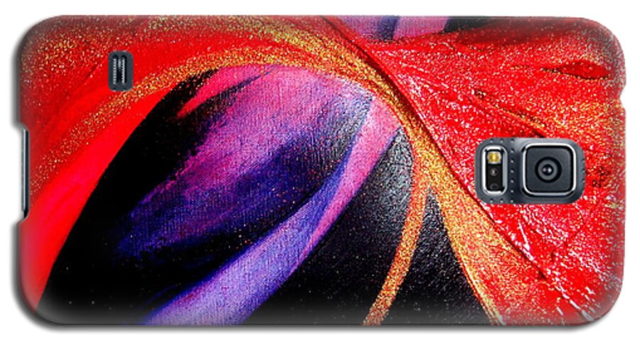 Fusion Galaxy S5 Case featuring the painting Fusion #2 by Kumiko Mayer