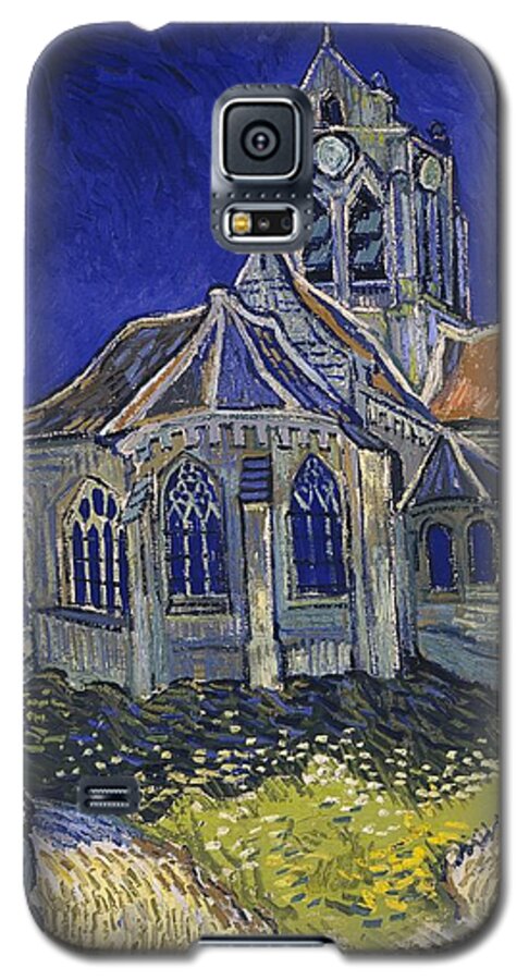 Church At Auvers Galaxy S5 Case featuring the painting The Church at Auvers #4 by Vincent Van Gogh