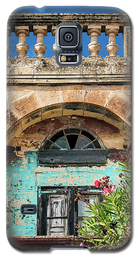 Architecture Galaxy S5 Case featuring the photograph Traditional Mediterranean Maltese House Exterior Detail In Gozo #3 by JM Travel Photography