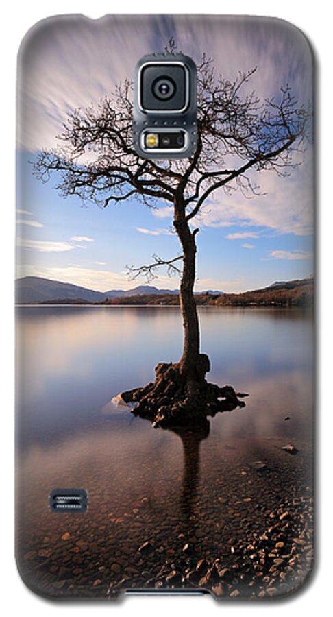 Tree Galaxy S5 Case featuring the photograph Loch Lomond Tree #3 by Grant Glendinning