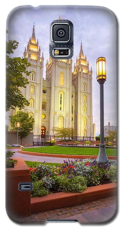 Salt Lake Temple Galaxy S5 Case featuring the photograph Salt Lake Temple #4 by Dustin LeFevre