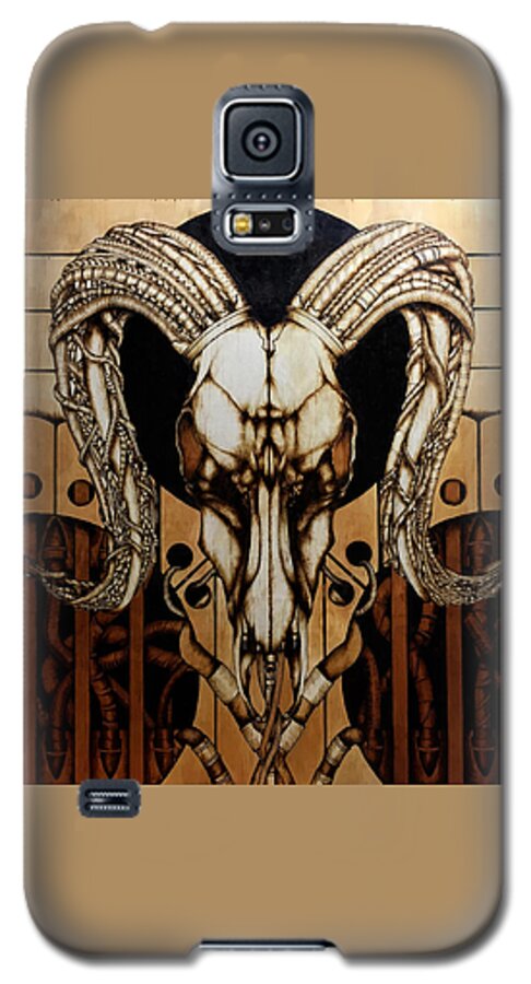 Pyrography Galaxy S5 Case featuring the pyrography Untitled #4 by Jeff DOttavio