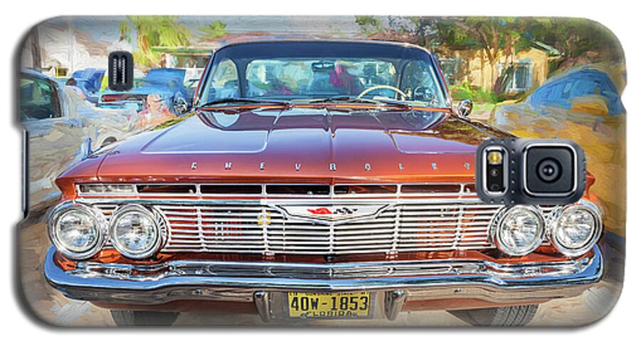 1961 Chevrolet Impala Galaxy S5 Case featuring the photograph 1961 Chevrolet Impala SS #5 by Rich Franco