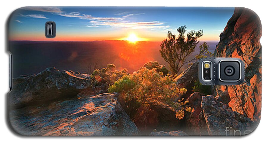 St Mary Peak Sunrise Outback Flinders Ranges South Australia Australian Landscape Landscapes Galaxy S5 Case featuring the photograph St Mary Peak Sunrise #5 by Bill Robinson