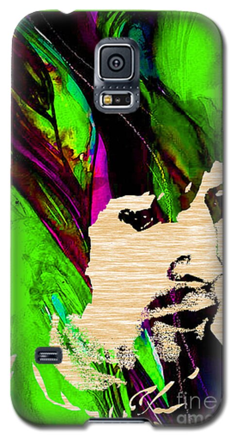 Eric Clapton Galaxy S5 Case featuring the mixed media Eric Clapton Collection #54 by Marvin Blaine