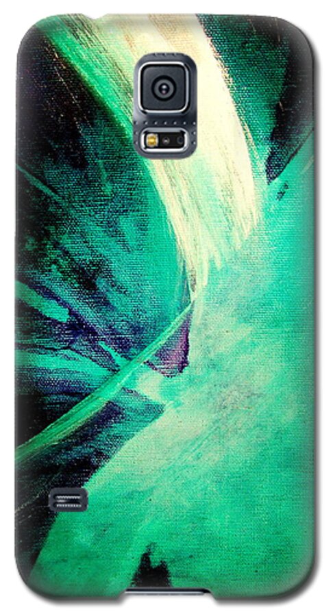 Circulation.light Galaxy S5 Case featuring the painting Circulation #6 by Kumiko Mayer