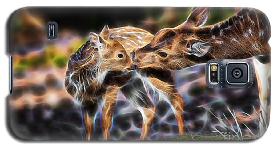 Deer Galaxy S5 Case featuring the mixed media Deer #6 by Marvin Blaine