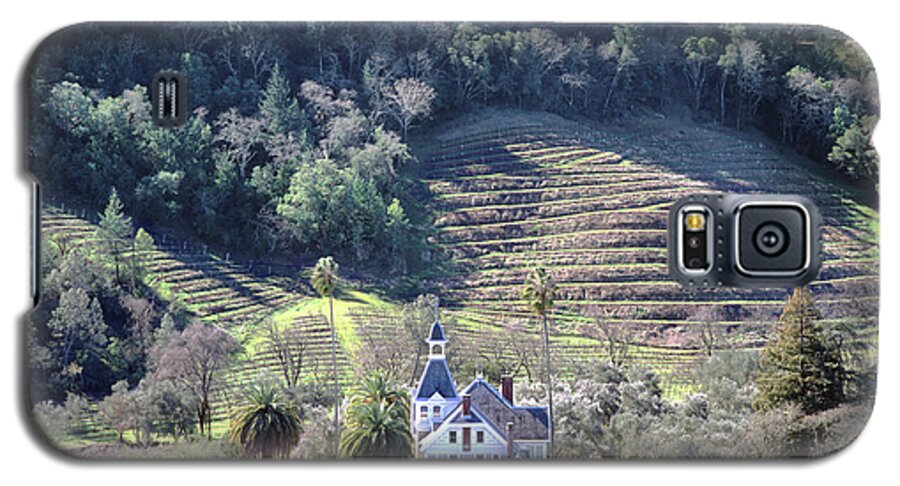 Spring Mountain Vineyard Galaxy S5 Case featuring the photograph 6B6312 Falcon Crest Winery Grounds by Ed Cooper Photography