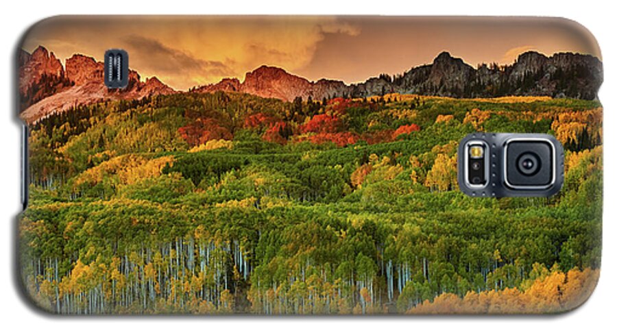 Sunset Galaxy S5 Case featuring the photograph A Colorado Autumn Along Kebler by John De Bord