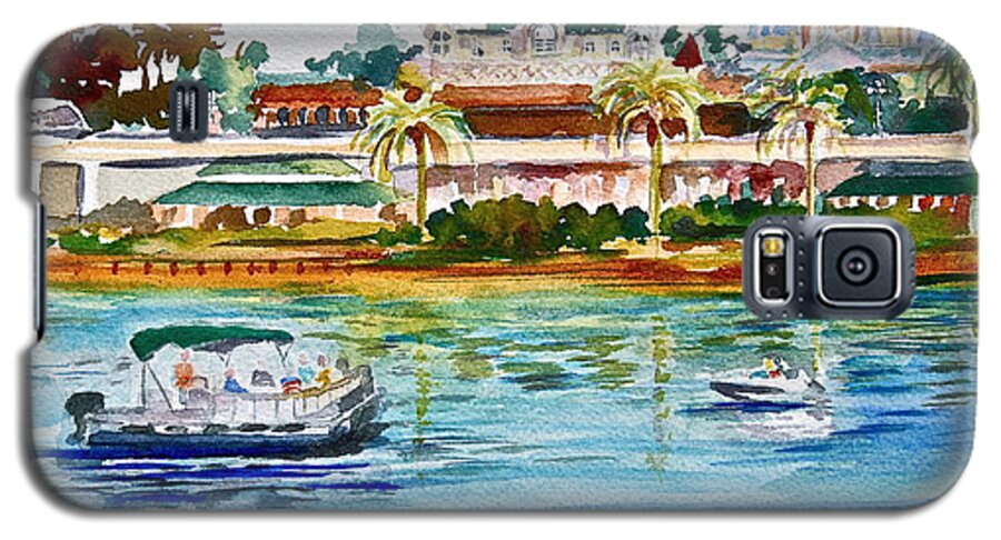 Walt Disney World Galaxy S5 Case featuring the painting A Disney Sort of Day by Laura Bird Miller