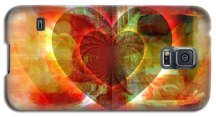 Fania Simon Galaxy S5 Case featuring the digital art A Forgiving Heart by Fania Simon