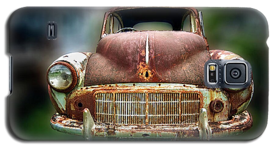 Car Galaxy S5 Case featuring the photograph Abandoned Car by Charuhas Images