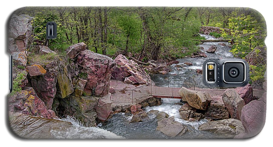 Pipestone National Monument Galaxy S5 Case featuring the photograph Above Winnewissa Falls 2 by Greni Graph