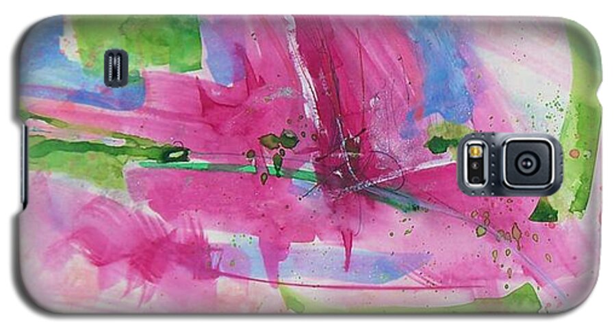 Watercolor Abstract Galaxy S5 Case featuring the painting Abstract #219 by Robert Anderson